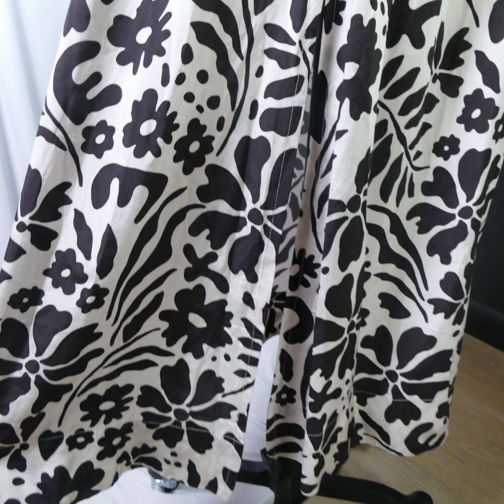 Faithfull the Brand Lucila Midi Dress Sidra Floral Ecru One Shoulder Small NWOT - Picture 5 of 9